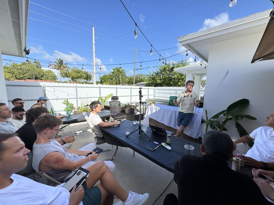 Keynote talk at the Miami Founders Backyard BBQ