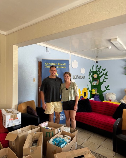 Food delivery at Christine Revell Children's Home, Cape Town